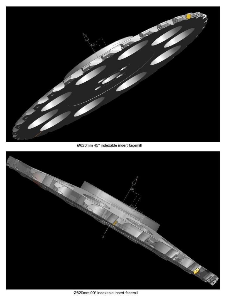 Euskron special large diameter facemills